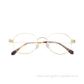 New Fashion Optical Womens Eyeglasses Mens Frame Metal Customized Cheap Wholesale Eyeglass